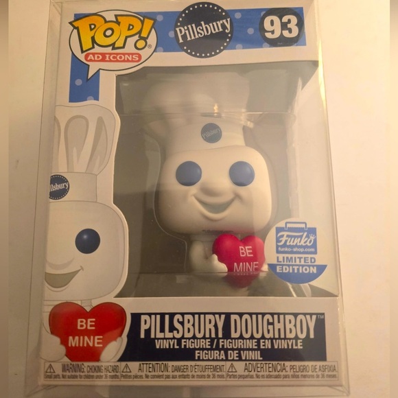 Funko Other - Funko Pop! Ad Icons - Pillsbury Doughboy Exclusive #93 BE Mine Heart Protector